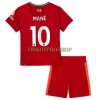 Original Trikotsatz Liverpool Sadio Mane 10 Heimtrikot 2021-22 Für Kinder